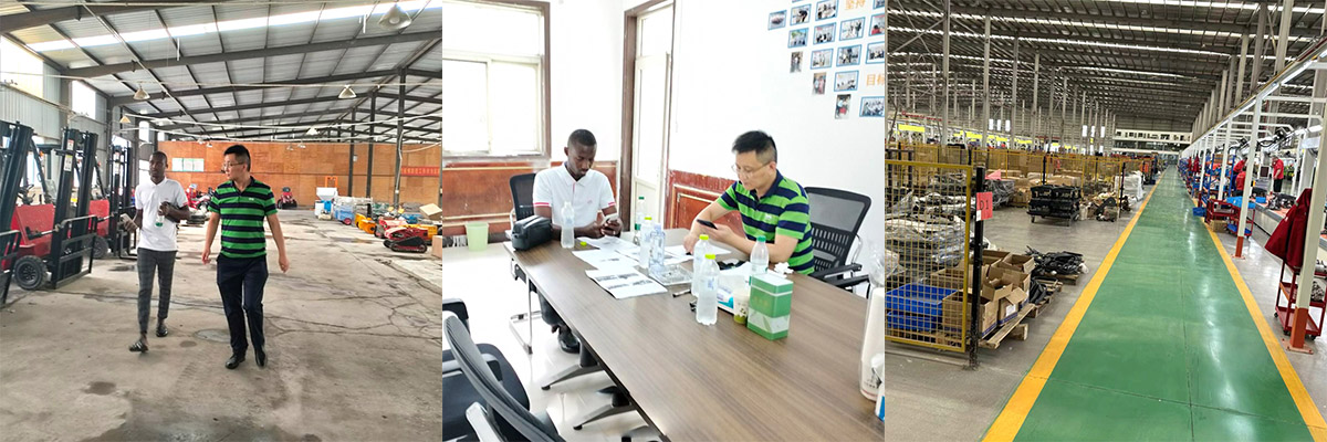 Ivorische Kunden besuchten Keruide, um die Kehrmaschine zu inspizieren und vereinbarten vor Ort eine Kooperationsabsicht